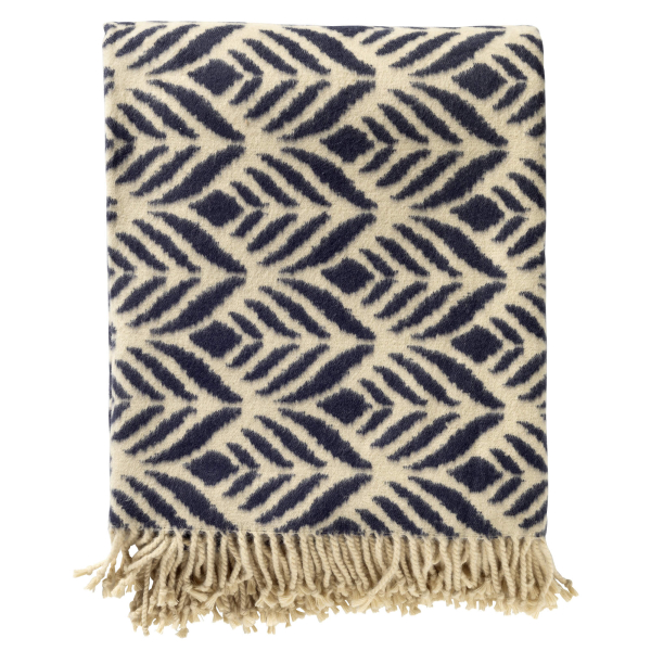 Hoii Plaid 'Alexandra' 150 x 200 cm Insignia Blue - Blau